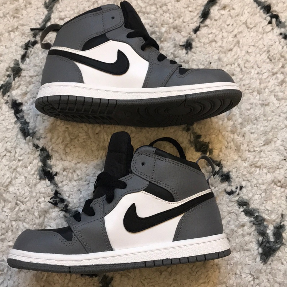 Boys Nike Air Jordan sneakers.